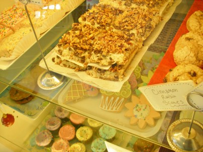 Pastry case at Sweet Mandy B's