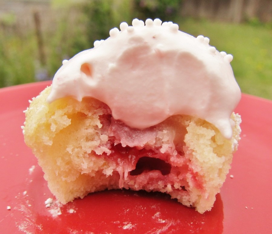 Bitten cupcake